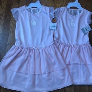 Carter’s Pink Sleepwear/dress with white  bunny
